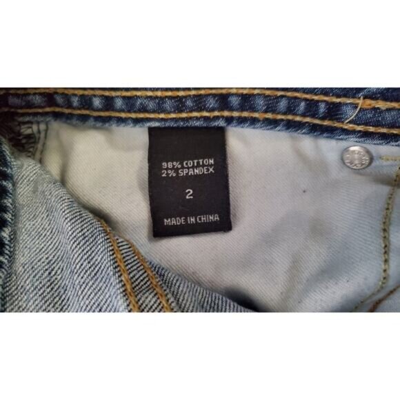 Victoria's Secret VS Hipster Light Wash Destructive Jeans - Women's Size 2 - Picture 4 of 8